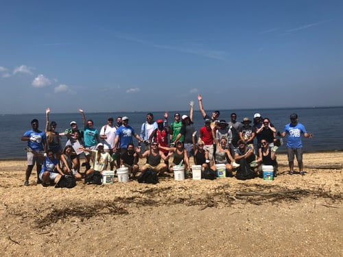 Beach Clean-up 2019 fun pic