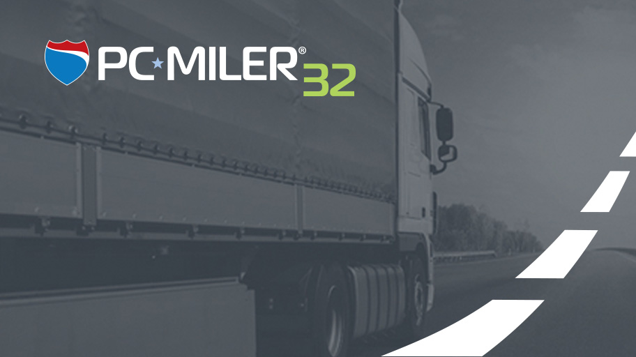 Convenience, delivered. Welcome to PC*MILER 32