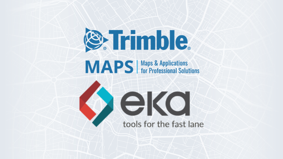EKA Solutions Licenses Trimble's Mapping Web APIs to Deliver Enhanced ETA and Visibility Solutions