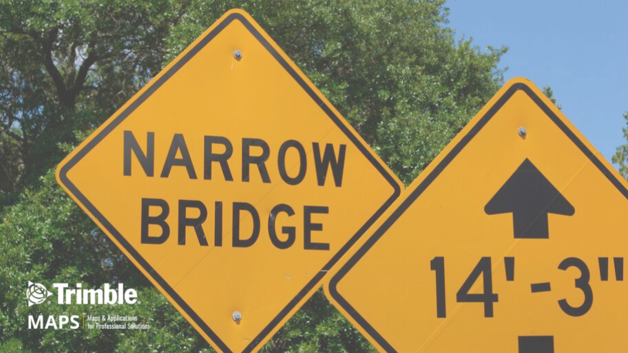 Avoid Bridge Strikes with Commercial Vehicle Specific Routing